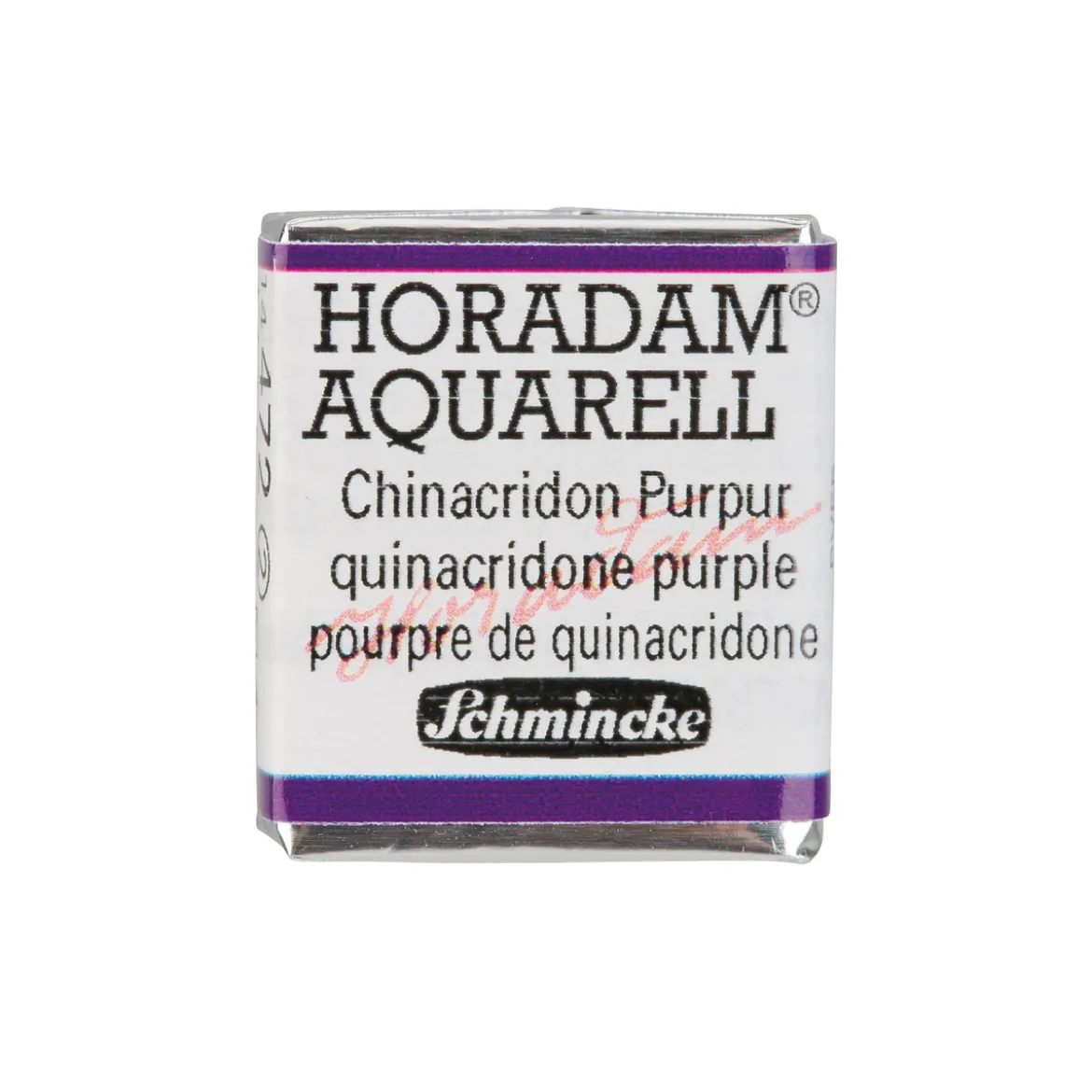 Schmincke Horadam akvarellfärg ½ kopp – Quinacridone purple 472