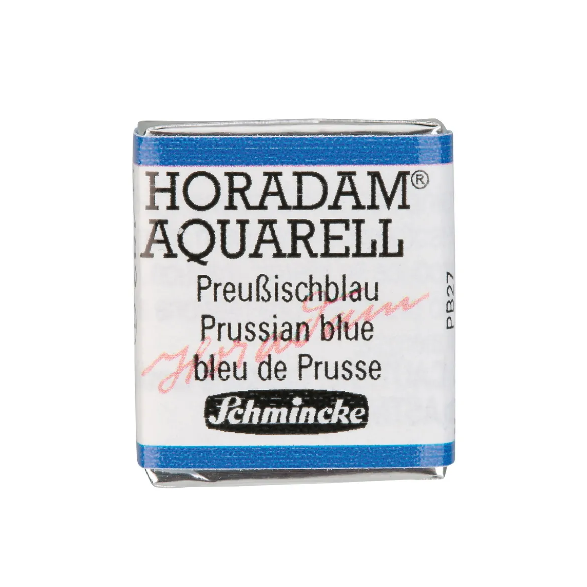 Schmincke Horadam akvarellfärg ½ kopp – Prussian blue 492
