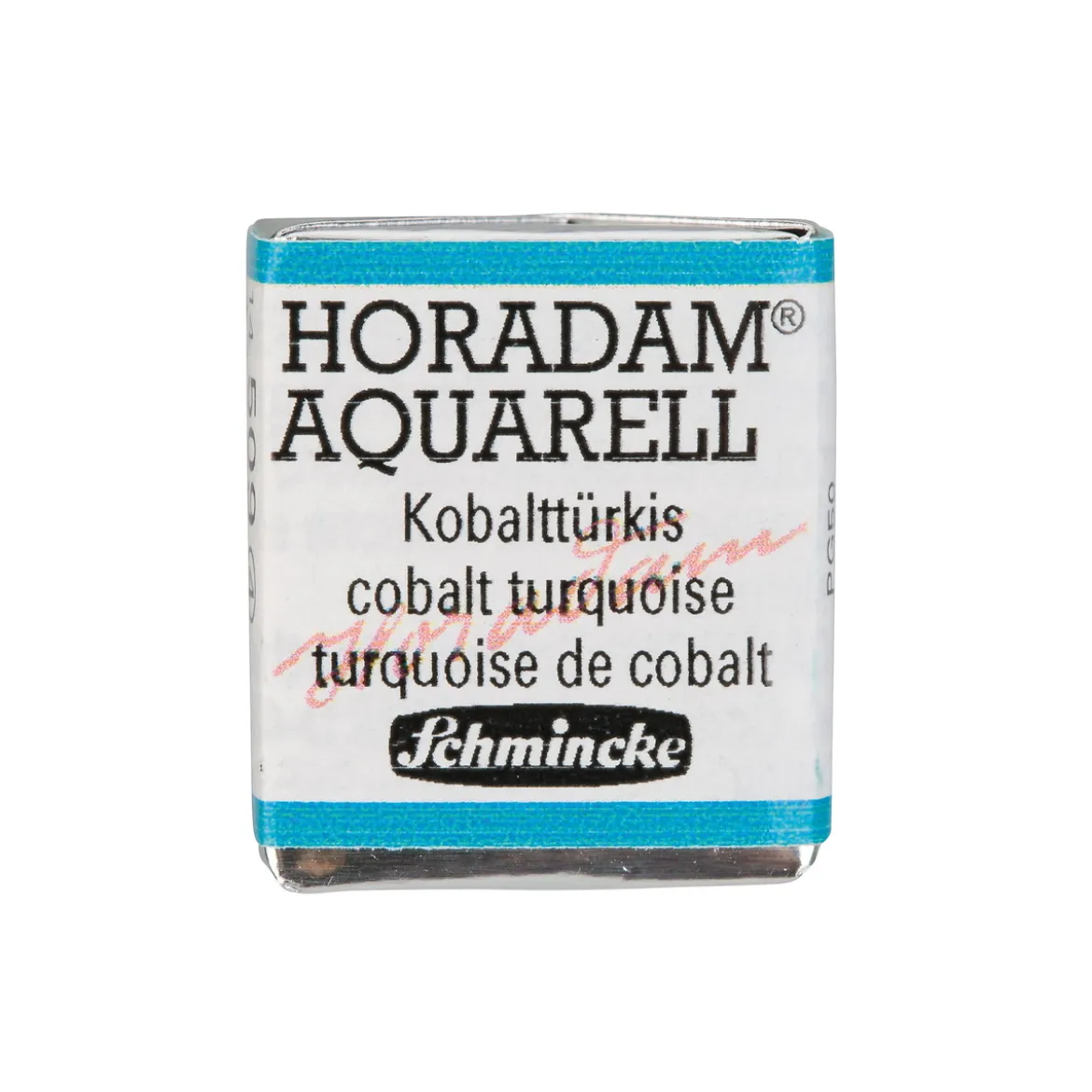 Schmincke Horadam akvarellfärg ½ kopp – Cobalt green turquoise 510