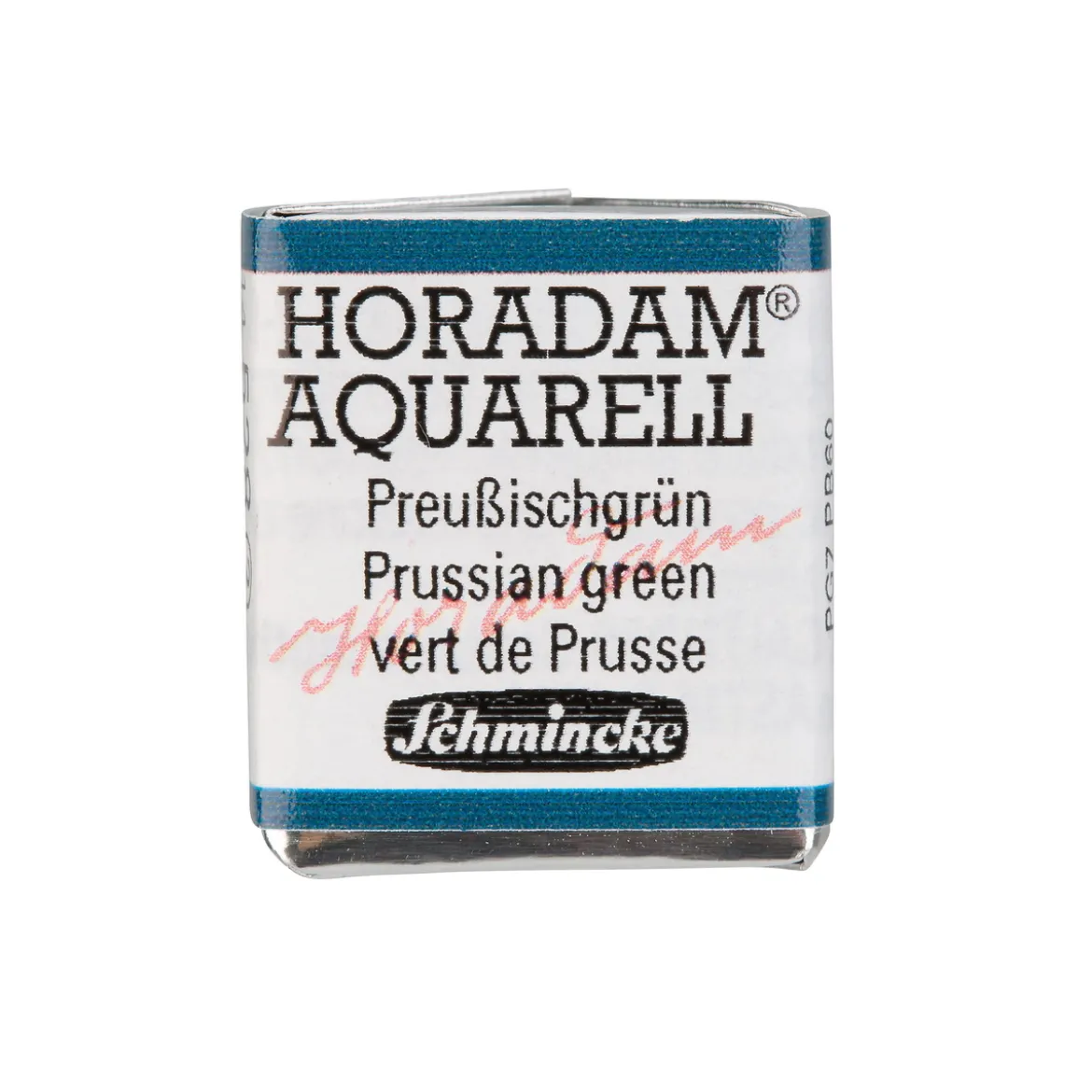 Schmincke Horadam akvarellfärg ½ kopp – Prussian green 528
