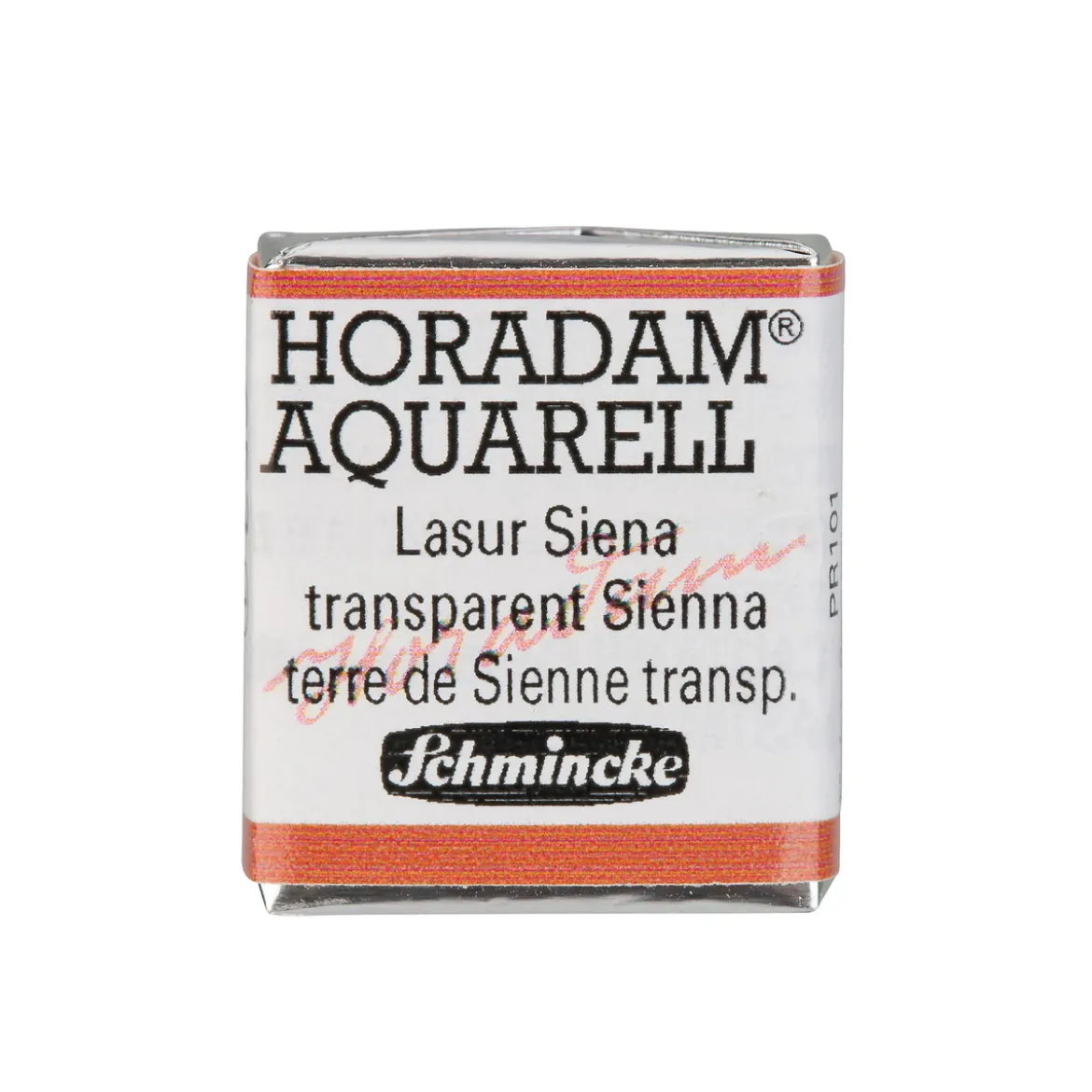Schmincke Horadam akvarellfärg ½ kopp – Transparent sienna 653