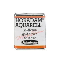 Schmincke Horadam akvarellfärg ½ kopp – Gold brown 654