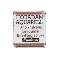 Schmincke Horadam akvarellfärg ½ kopp – Burnt umber 668