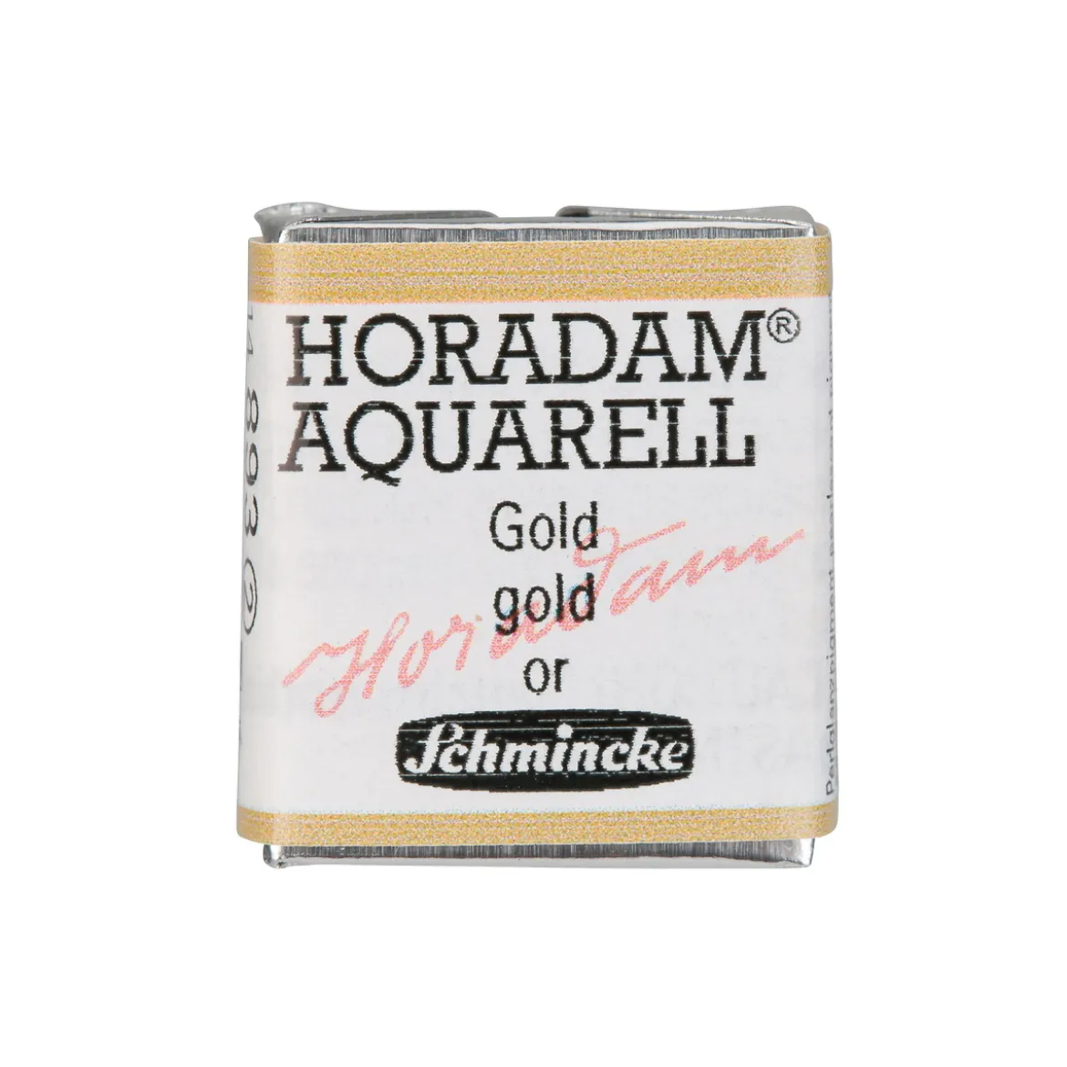 Schmincke Horadam akvarellfärg ½ kopp – Gold 893