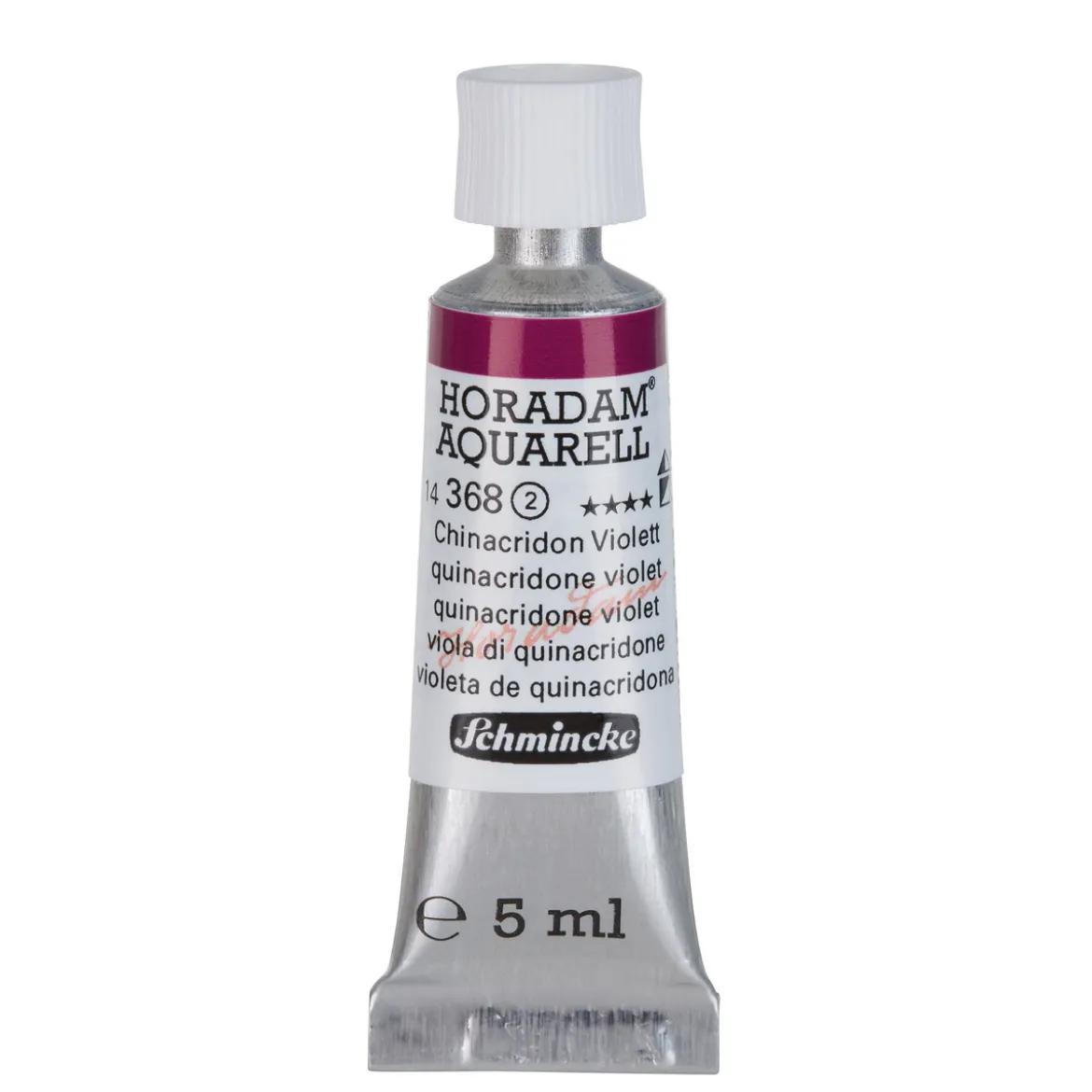 Schmincke Horadam akvarellfärg 5 ml – Quinacridone violet 368