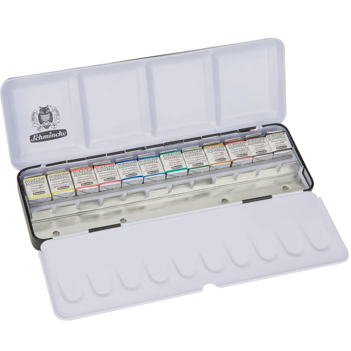 Schmincke Horadam Akvarell Metal set – 12x1/2 koppar ”extra”