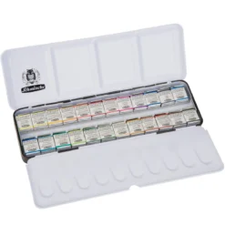 Schmincke Horadam Akvarell Metal set – 24x1/2 koppar