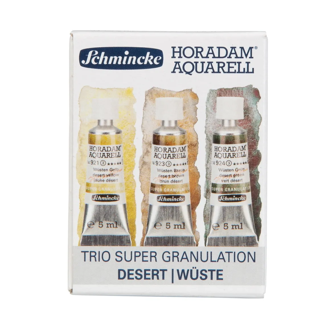 Schmincke Horadam Supergranulation akvarellfärg – 3×5 ml Desert Colours