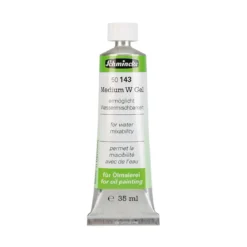 Schmincke Medium W Gel 35 ml – gelbaserat medium som gör oljefärger vattenlösliga