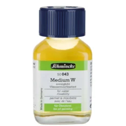 Schmincke Medium W 60 ml – flytande medium som gör oljefärger vattenlösliga