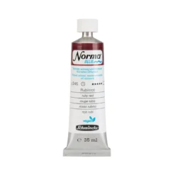 Schmincke Norma Blue vattenlöslig oljefärg 35 ml Ruby red 21346
