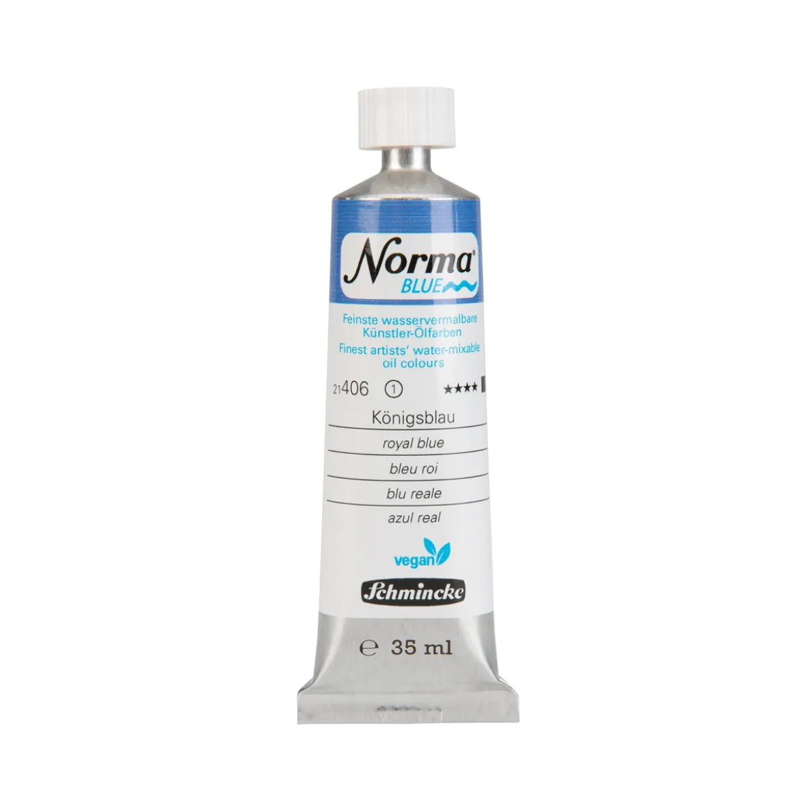 Schmincke Norma Blue vattenlöslig oljefärg 35 ml Royal blue 21406