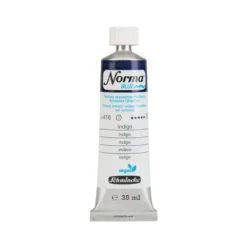 Schmincke Norma Blue vattenlöslig oljefärg 35 ml Prussian blue 21418