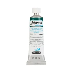 Schmincke Norma Blue vattenlöslig oljefärg 35 ml Permanent yellowish-green 21510