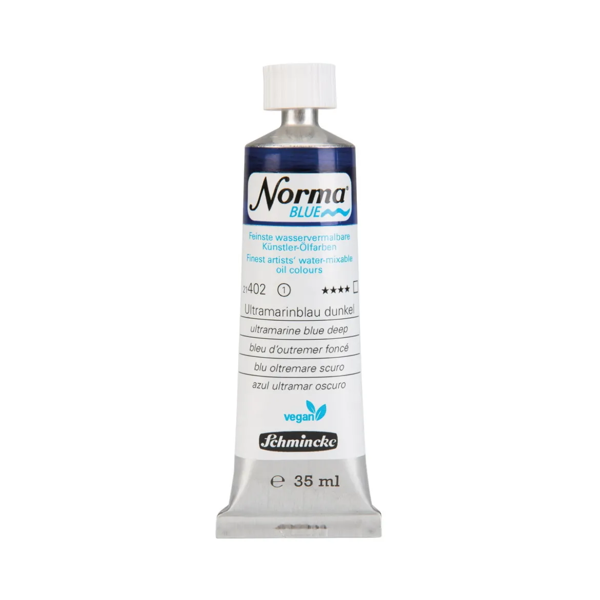 Schmincke Norma Blue vattenlöslig oljefärg 35 ml Ultramarine blue deep 21402