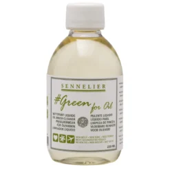 Sennelier Green for Oil Brush Wash, penseltvätt för oljefärg, 250 ml