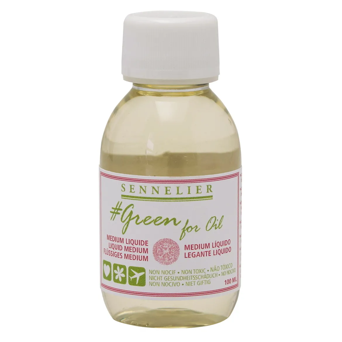 Sennelier Green for Oil Liquid medium för oljefärg, 100 ml