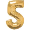 Sifferballong 8 Guld 66 cm