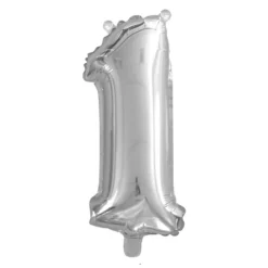 Sifferballong 8 silver 32 cm