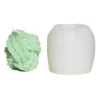 Silikonform för att gjuta ljus – garnform – 7,6×7,6×7,2 cm