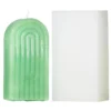 Silikonform för att gjuta ljus – båge / valv – 5,9×3,9×11,8 cm