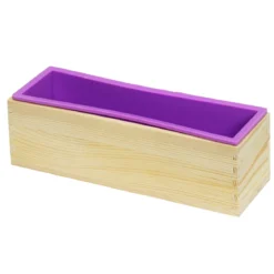 Silikonform i träform – mått 262×70×75 mm