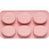Silikonform ovala 6 st