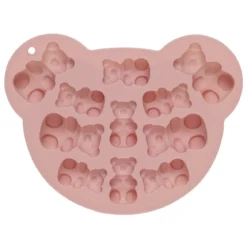 Silikonform 11 stora & små nallar, gjutform för livsmedel, betong, resin m.m. 16,2×12,3×1,5 cm