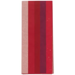 Silkespapper 5 ark à 70×50 cm, röd mix. 14 g/m²