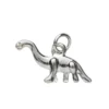 Silverfärgat hänge charm dinosaurie brontosaurus 20×10 mm