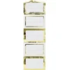 Självhäftande etiketter ramar i guldmetallic 100 st. Varje etikett är 58×36 mm