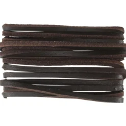 Skinnband 3x3 mm 2 m brun