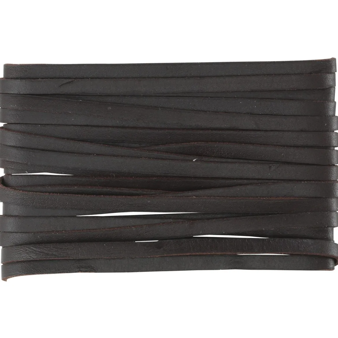 Skinnsnöre 3 mm 3 m brun