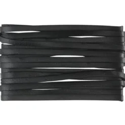 Skinnsnöre 3 mm 3 m svart
