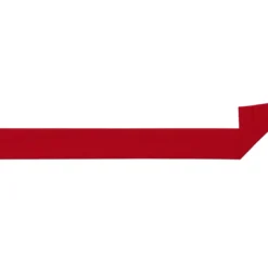 Skråband 20 mm bomull röd