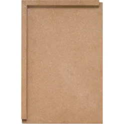 Skärunderlag för linoleum 20×30 cm, av spånplatta med gummifötter