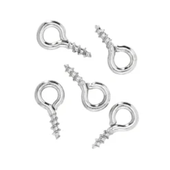 Skruvöglor 8 mm silver 50 st.