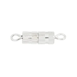 Skruvlås 4 mm silverfg 4 st
