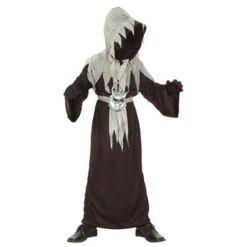 Skuggväktare, utklädnad halloween, storlek 134–140, för barn 9–11 år