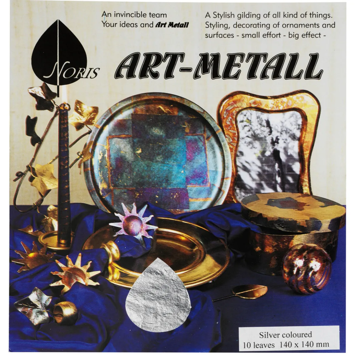 Slagmetall Silver 140mm 10st