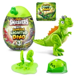 Smashers Mini Jurassic Light-Up Dino – samla alla 3