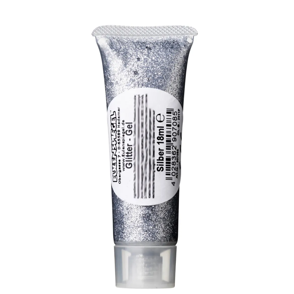 Smink glittergel silver