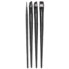 Sminkpenslar till halloween & maskerad, 4-pack penslar med syntetborst