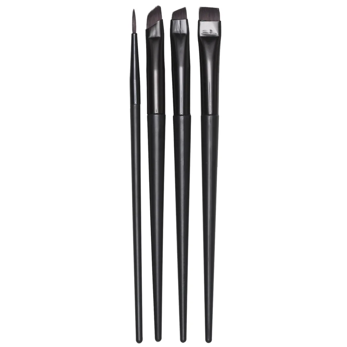 Sminkpenslar till halloween & maskerad, 4-pack penslar med syntetborst
