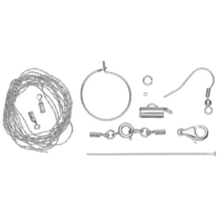 Smyckedelar – mässing, pläterad med 925 sterling silver