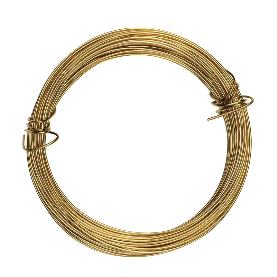 Smycketråd 0,8 mm tjock, 6 m lång – guldfärgad