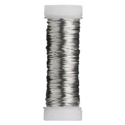 Smycketråd 0,4 mm tjock, 30 m lång – silverfärgad