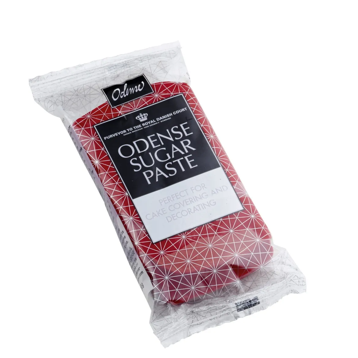 Sockerpasta Odense Röd 250g