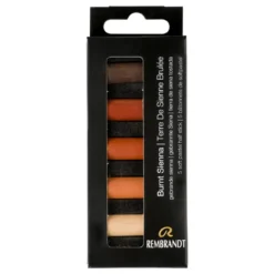 Soft Pastel Burnt sienna 5st