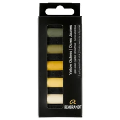 Soft Pastel Yellow ochres 5st